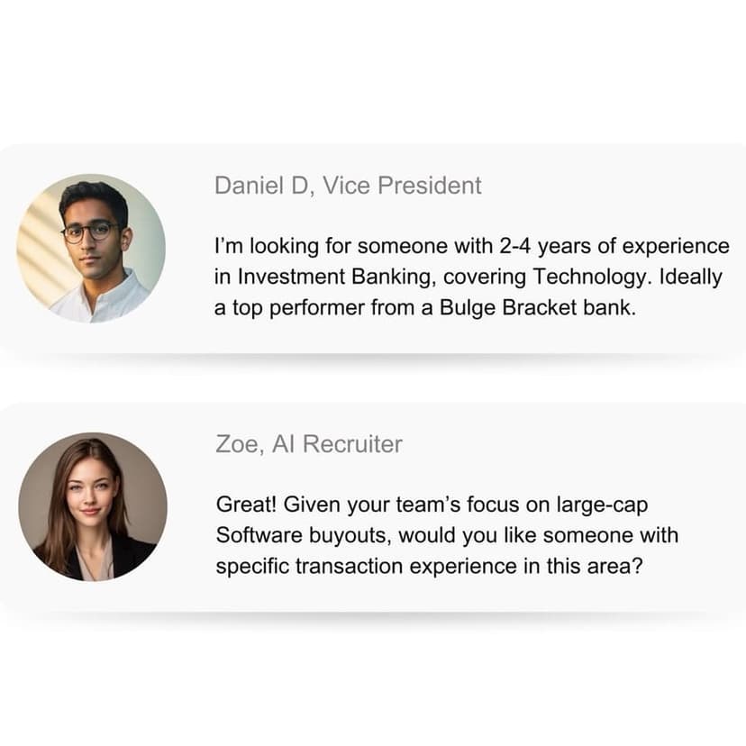 Screenshot of Asteo AI Finance Recruiter project