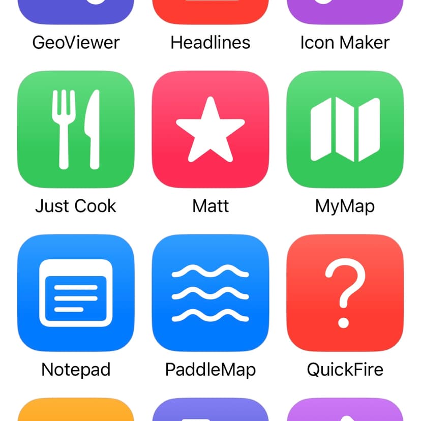 Screenshot of App Icon Maker project