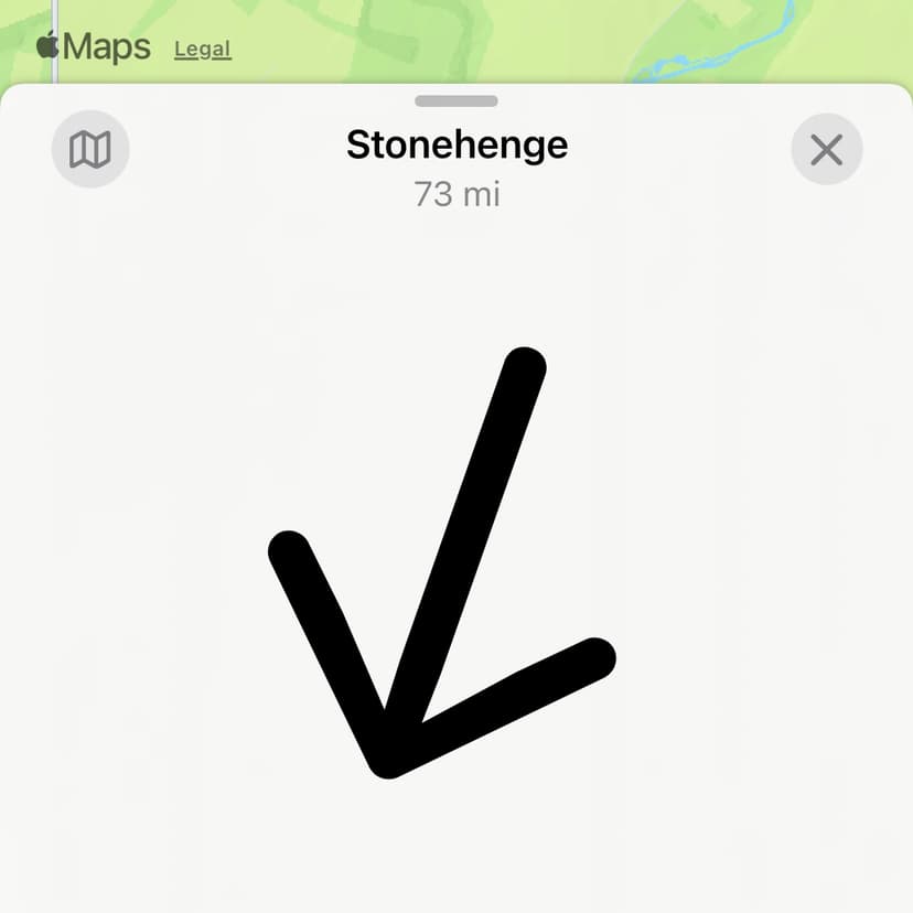 Screenshot of Simple Direction Navigator project