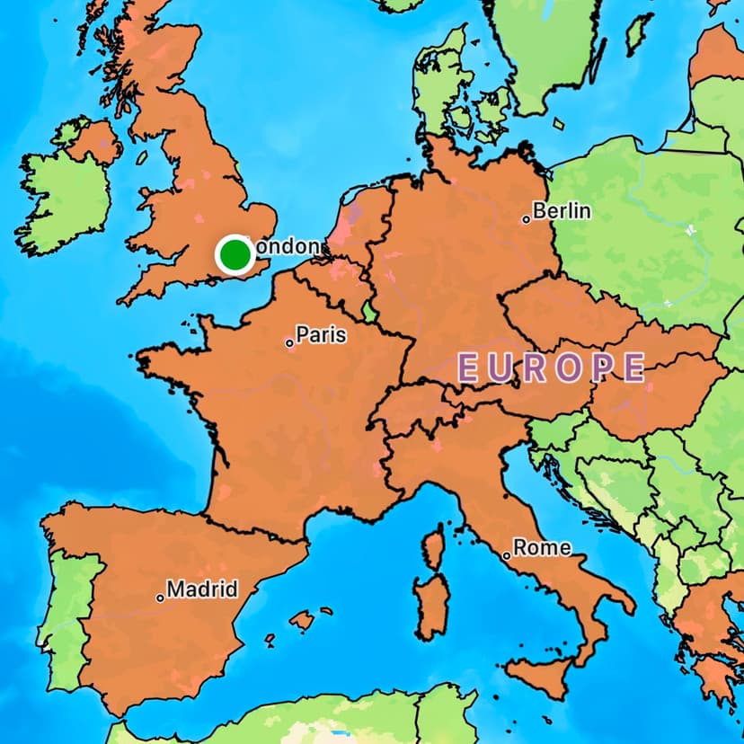 Screenshot of Travel Map project