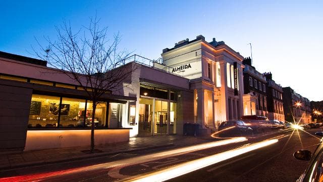 Almeida Theatre venue or logo